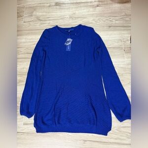 Apt. 9 Vibrant Blue women's sweater dress size M